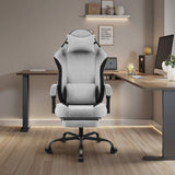 Silla de Juego Ergonómica con Reposapiés Ajustable