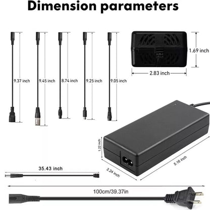 Cargador Universal para Bicicletas Eléctricas