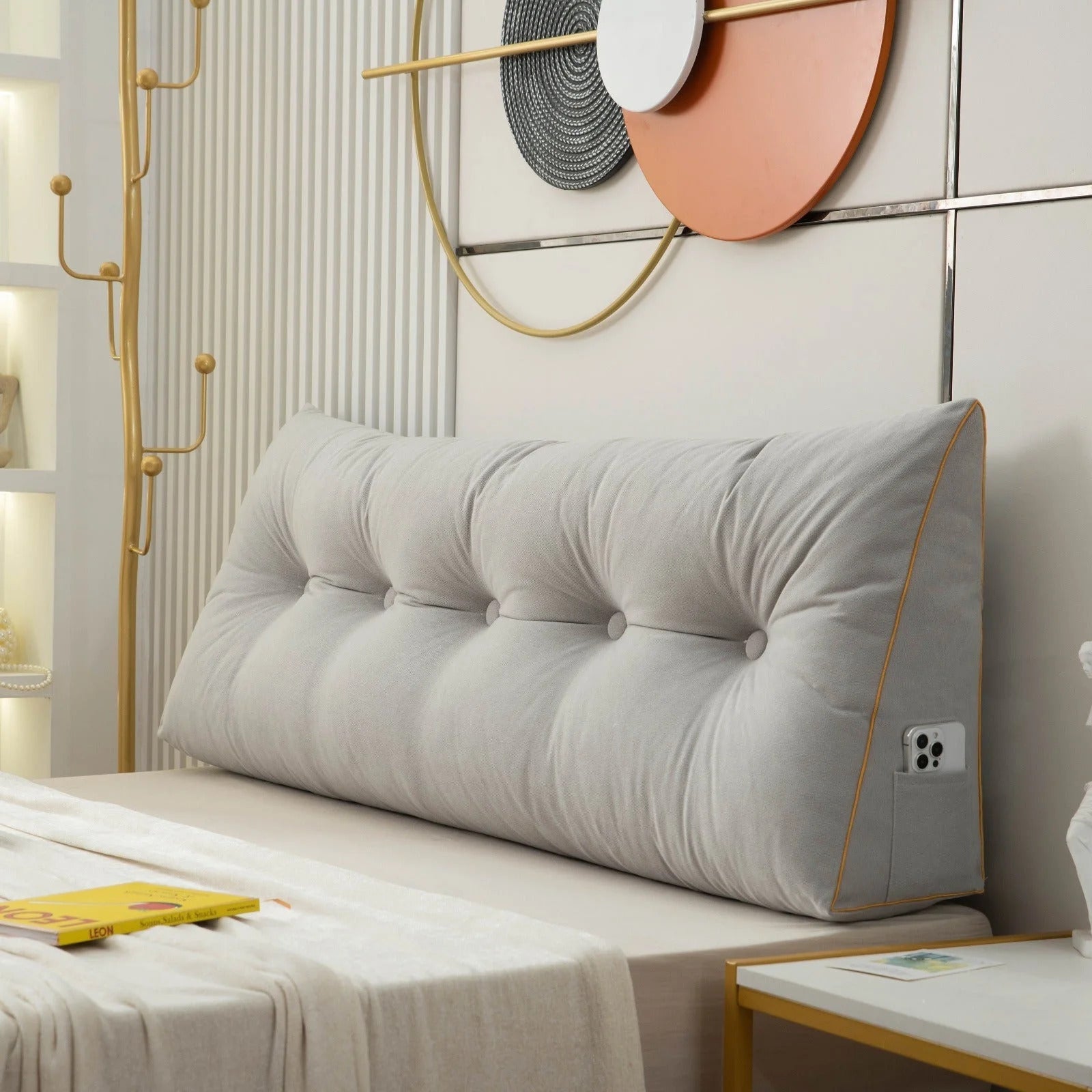 Almohada de Cuña Chic de Lujo - Soporte Cervical - Ergonómica