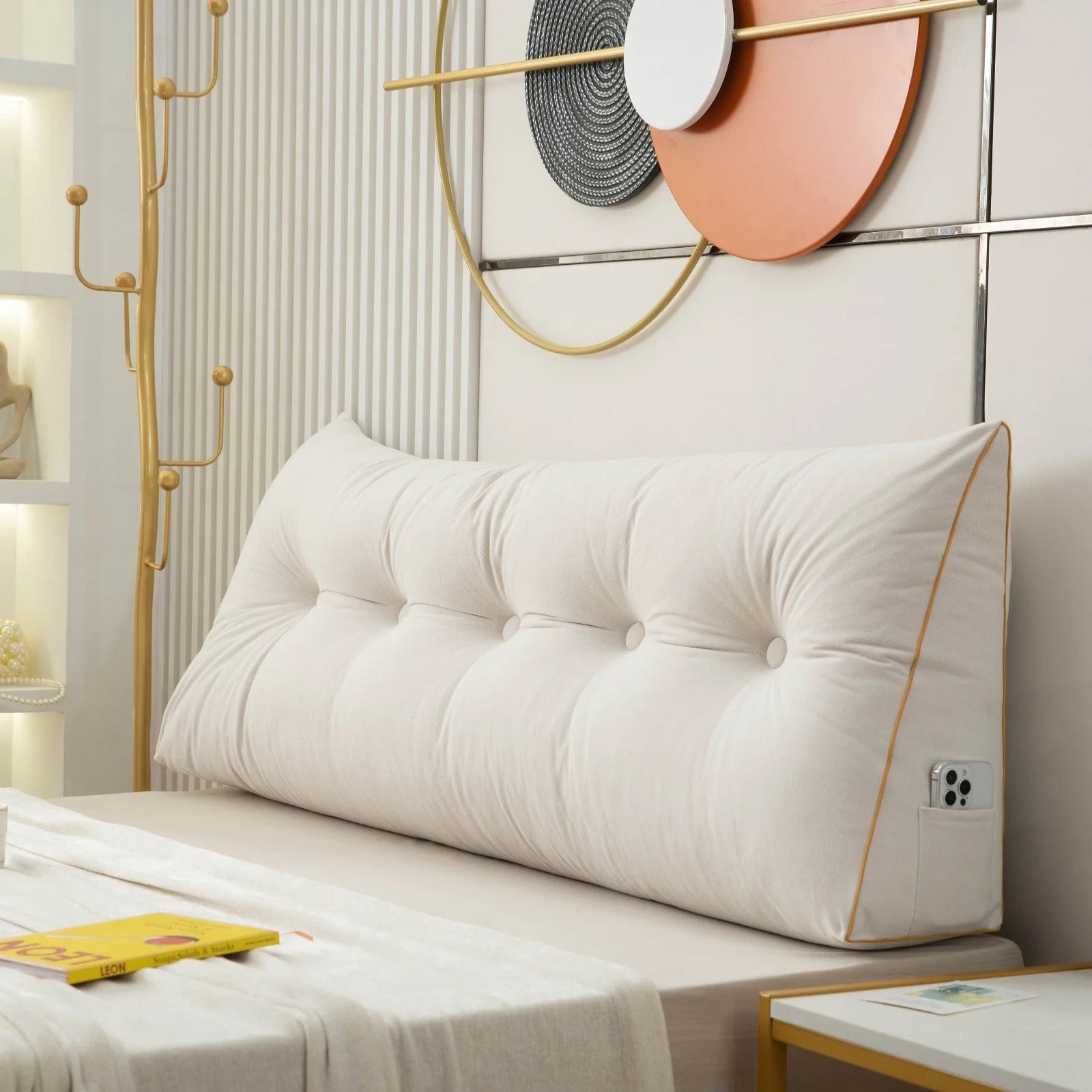 Almohada de Cuña Chic de Lujo - Soporte Cervical - Ergonómica