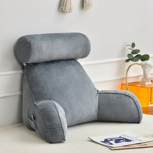 Cojín Respaldo Brazos - Cabecera Ajustable - Soporte Ergonómico