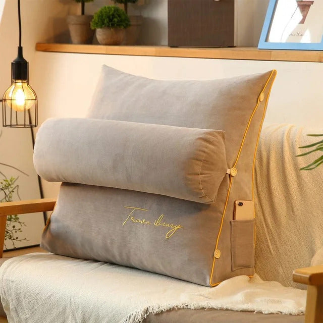 Almohada de Lectura - Respaldo de Lujo Ergonómico - Espuma Viscoelástica