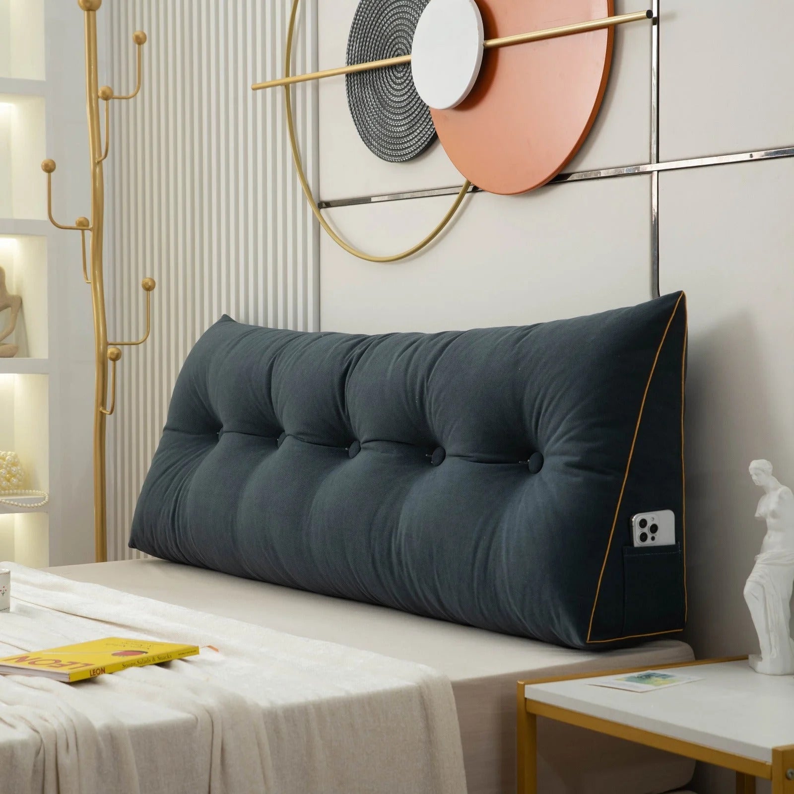 Almohada de Cuña Chic de Lujo - Soporte Cervical - Ergonómica