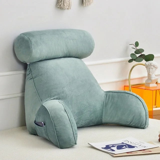 Cojín Respaldo Brazos - Cabecera Ajustable - Soporte Ergonómico