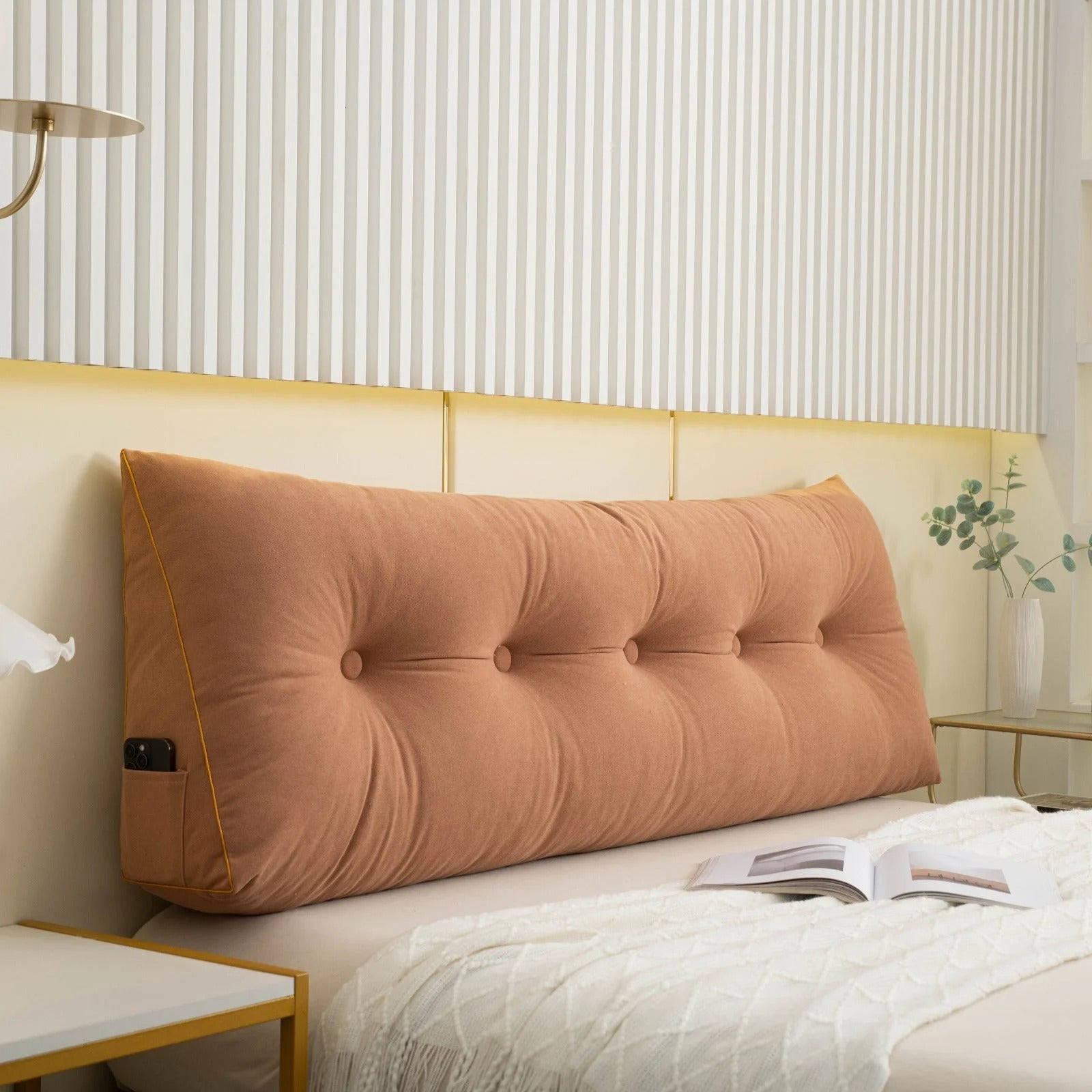 Almohada de Cuña Chic de Lujo - Soporte Cervical - Ergonómica