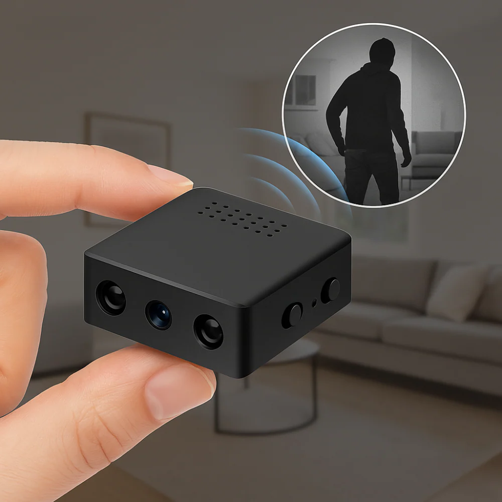 Cámara de Video Micro HD con Audio y Visión Nocturna