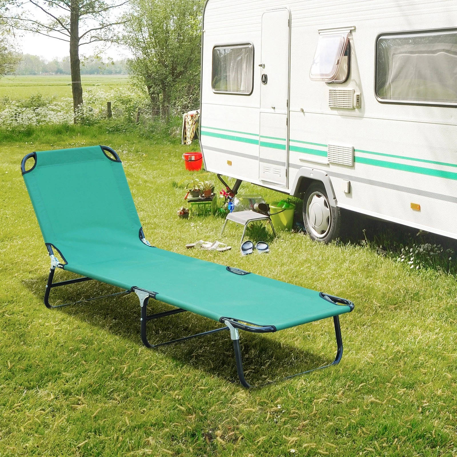 Sillón Chaise Lounge Plegable de Exterior