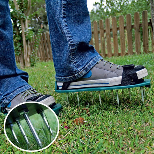 Zapatos Aeradores de Césped con Púas Ajustables