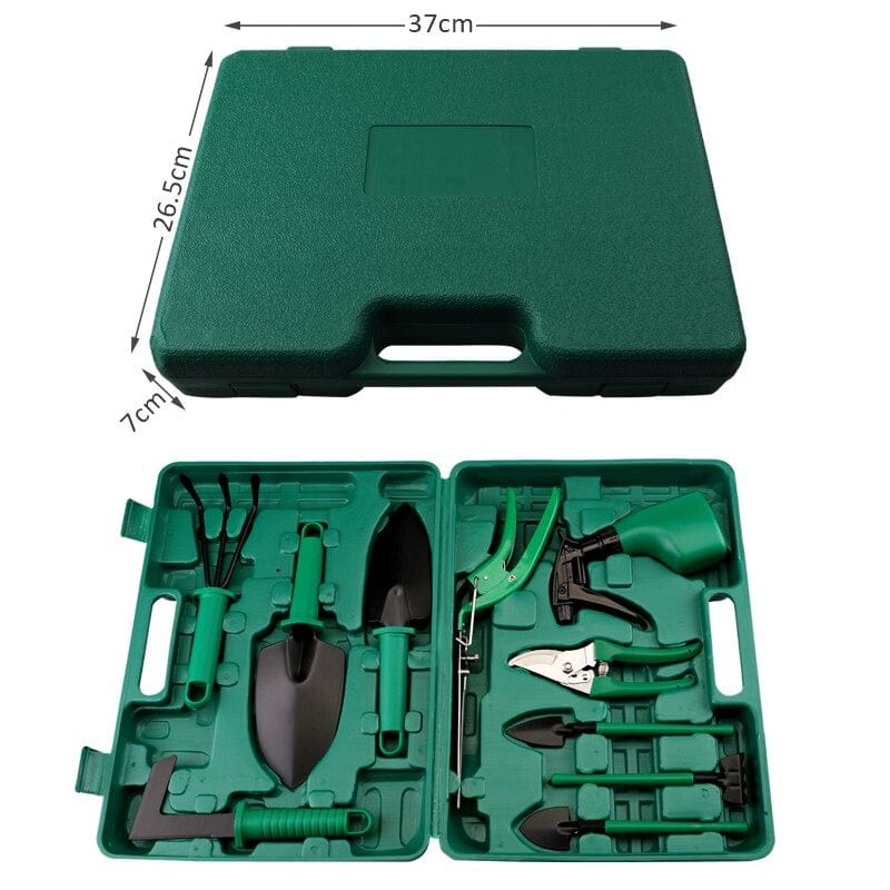 Kit Jardinería GardenPro 10 Piezas con Estuche