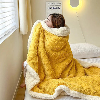 Manta de Lana de Cordero Gruesa para Invierno - WarmWool