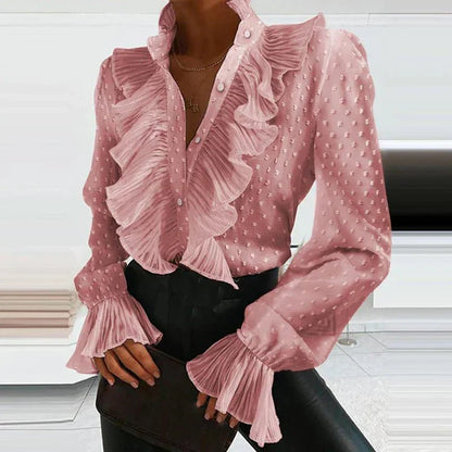 Blusa de Chifón para Mujer, Top Ligero de Verano