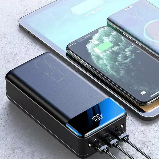 Banco de Energía 100,000mAh – Ultra-Alta Capacidad – Carga Súper Rápida