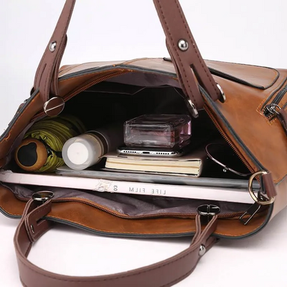 Bolso de Cuero Elegante y Sofisticado