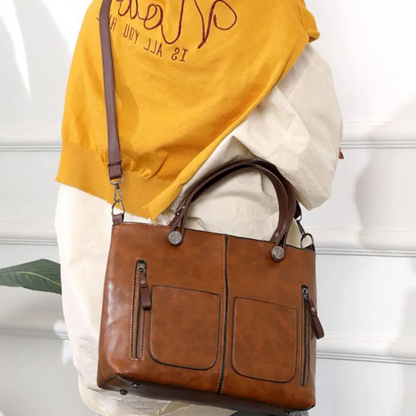 Bolso de Cuero Elegante y Sofisticado