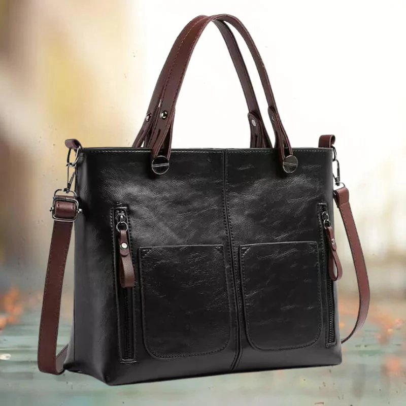 Bolso de Cuero Elegante y Sofisticado