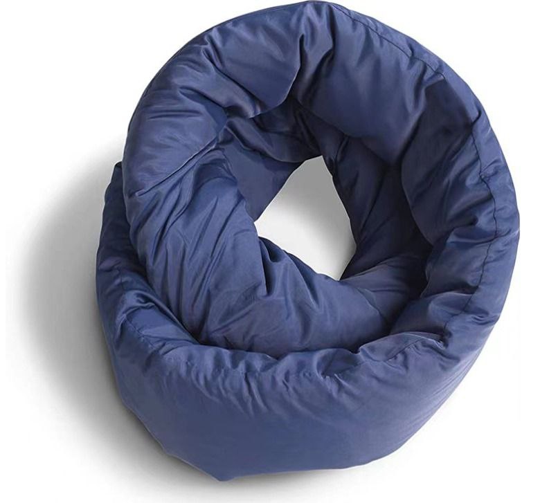 Almohada de viaje Infinity - soporte cervical ergonómica - viscoelástica compacta