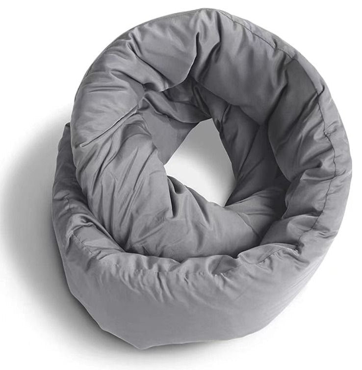 Almohada de viaje Infinity - soporte cervical ergonómica - viscoelástica compacta