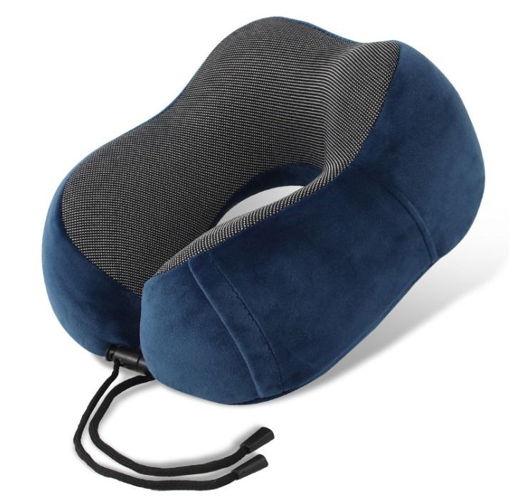 AirRest Almohada de Viaje - Espuma Viscoelástica - Soporte Cervical - Portátil