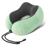 AirRest Almohada de Viaje - Espuma Viscoelástica - Soporte Cervical - Portátil