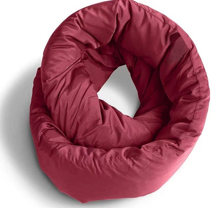 Almohada de viaje Infinity - soporte cervical ergonómica - viscoelástica compacta