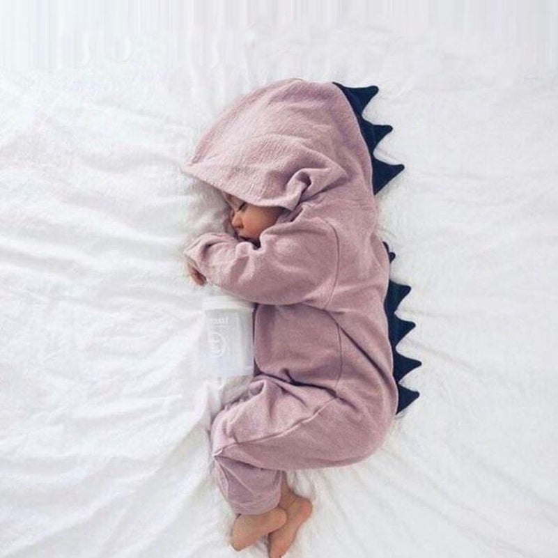 Conjunto Bebé Algodón - Monito Dinosaurio - Ropa Infantil
