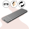 Disco Duro Externo Portátil de 8TB con Alta Velocidad de Transferencia