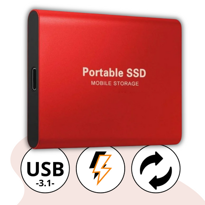 SSD Externo Portátil 2TB USB 3.1 Ultra Rápido