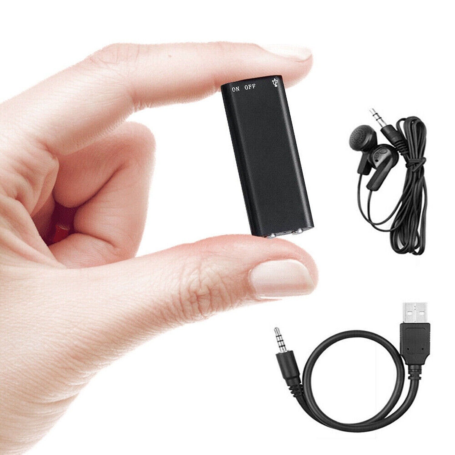 Grabador de Voz Oculto Compacto 16GB