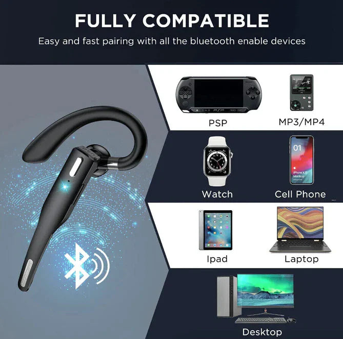 Auricular/Earpiece Inalámbrico Bluetooth 5.1 con