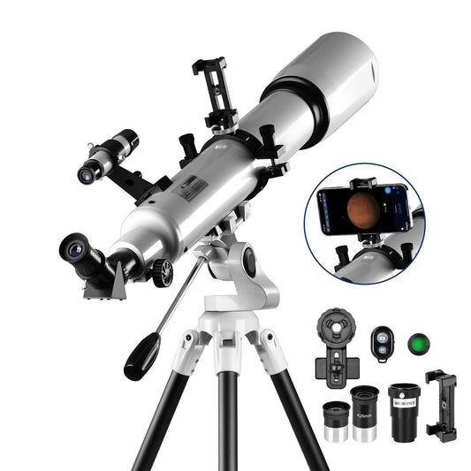 Telescopio Profesional 210X con APP de Seguimiento de Estrellas