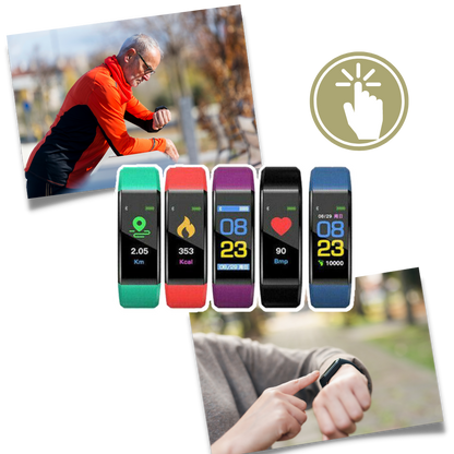 VitaWatch Reloj Inteligente para Mayores con Monitor