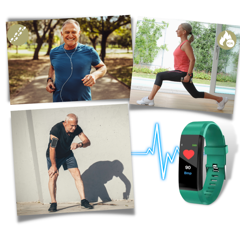VitaWatch Reloj Inteligente para Mayores con Monitor