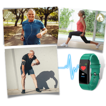 VitaWatch Reloj Inteligente para Mayores con Monitor