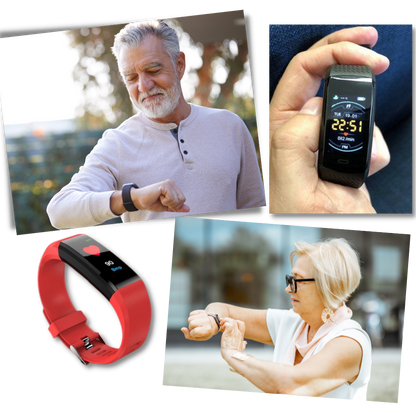 VitaWatch Reloj Inteligente para Mayores con Monitor