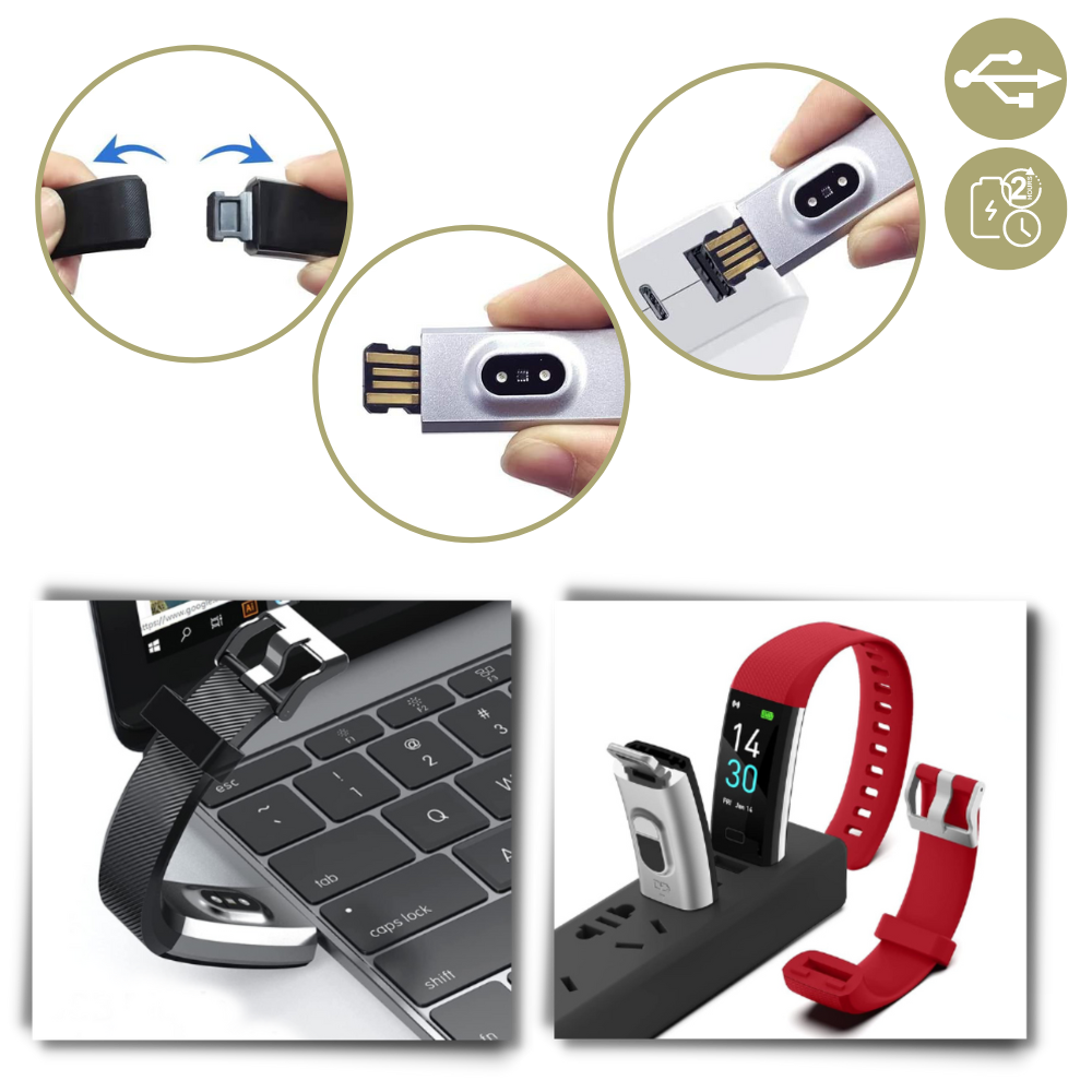 VitaWatch Reloj Inteligente para Mayores con Monitor