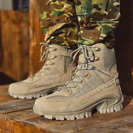 Botas militares impermeables y resistentes a los pinchazos para uso en exteriores