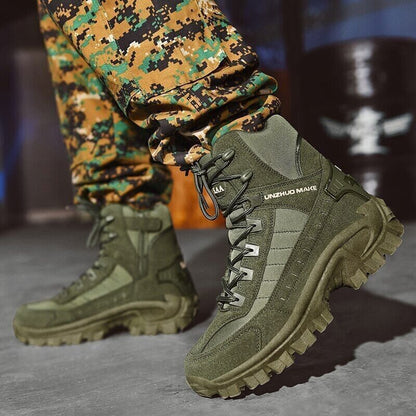 Botas militares impermeables y resistentes a los pinchazos para uso en exteriores