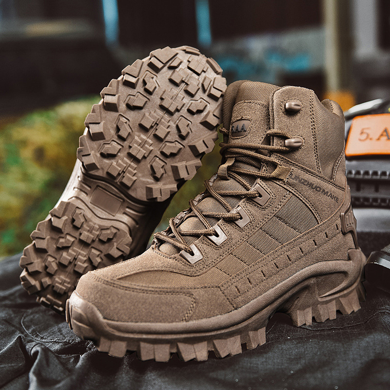 Botas Militares Impermeables y Antipinchazos Outdoor
