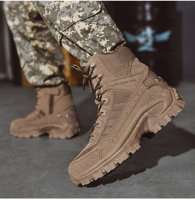 Botas militares impermeables y resistentes a los pinchazos para uso en exteriores