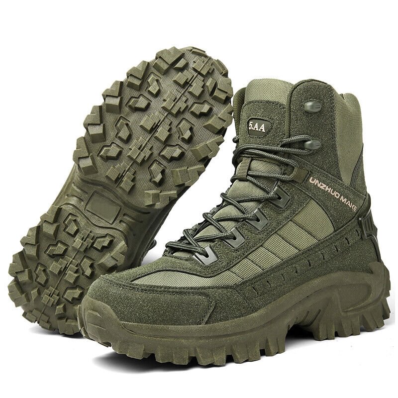 Botas militares impermeables y resistentes a los pinchazos para uso en exteriores