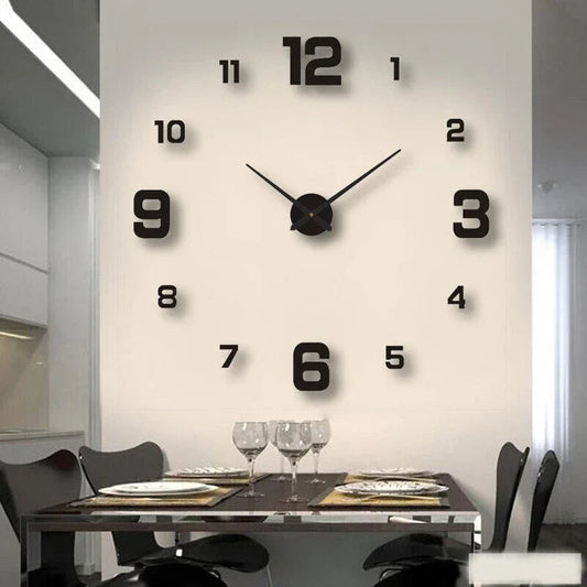 Reloj de Pared Grande - Moderno - Decorativo - Diseño Minimalista