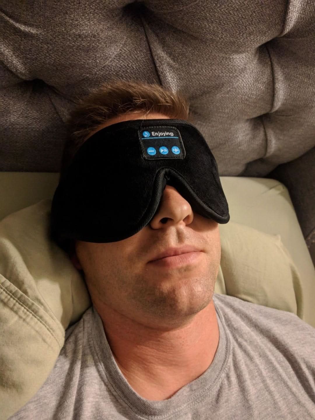 Máscara de Sueño Bluetooth con Auriculares Integrados