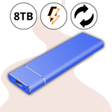 Disco Duro Externo Portátil de 8TB con Alta Velocidad de Transferencia