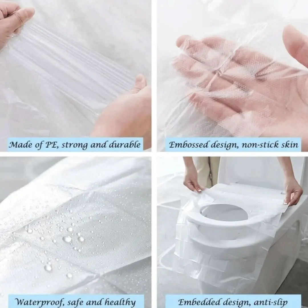 Cubiertas Desechables para Inodoro Higiénicas y Portátiles