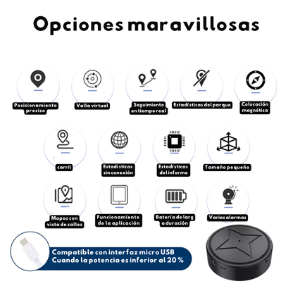 Mini Rastreador GPS Magnético Tiempo Real