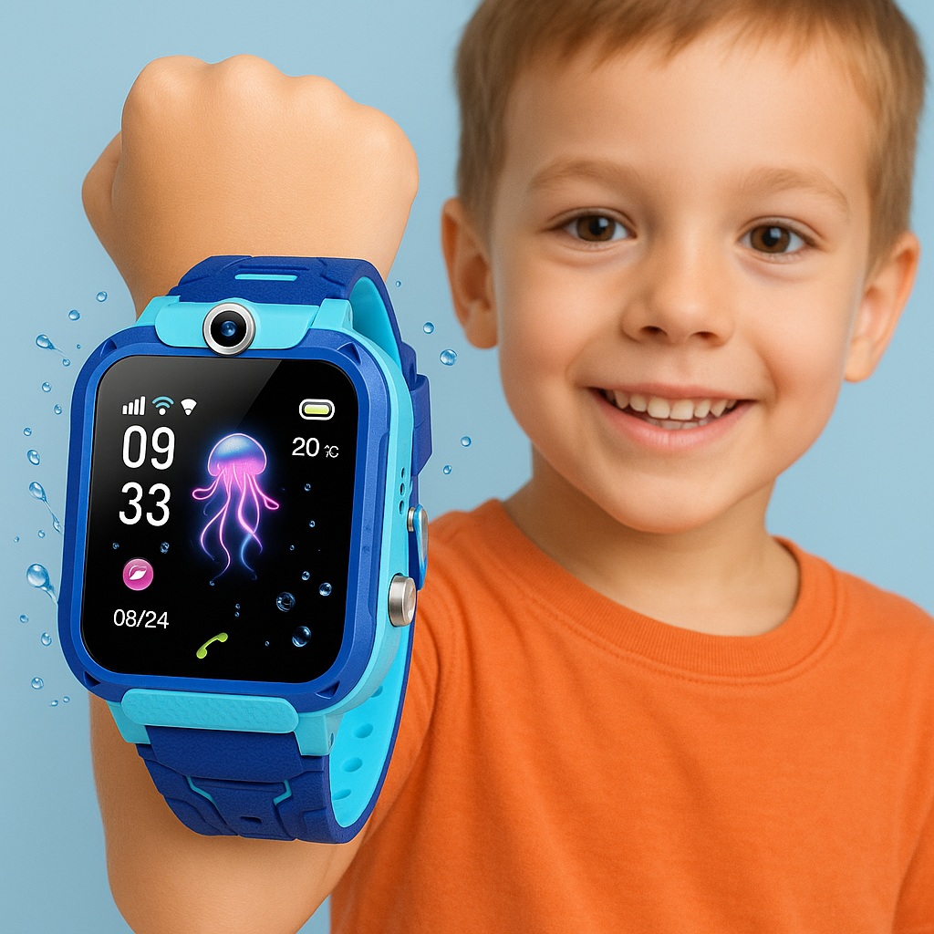 Reloj Inteligente Niños GPS SOS Impermeable IP67