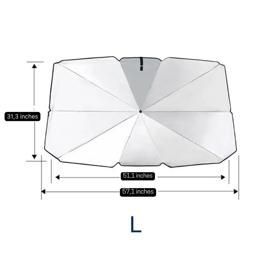 Protector solar del coche | Pantalla plegable-VyFlair