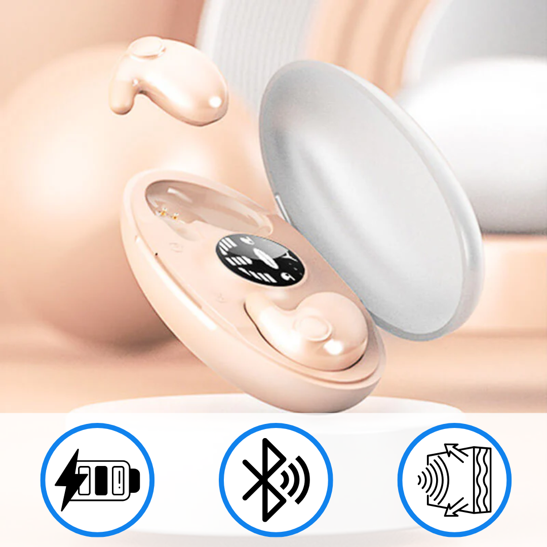 Auriculares Bluetooth Impermeables con Cancelación de Ruido – Negros y Livianos