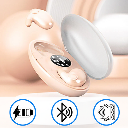Auriculares Bluetooth Impermeables con Cancelación de Ruido – Negros y Livianos