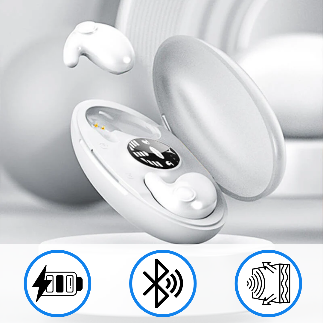 Auriculares Bluetooth Impermeables con Cancelación de Ruido – Negros y Livianos